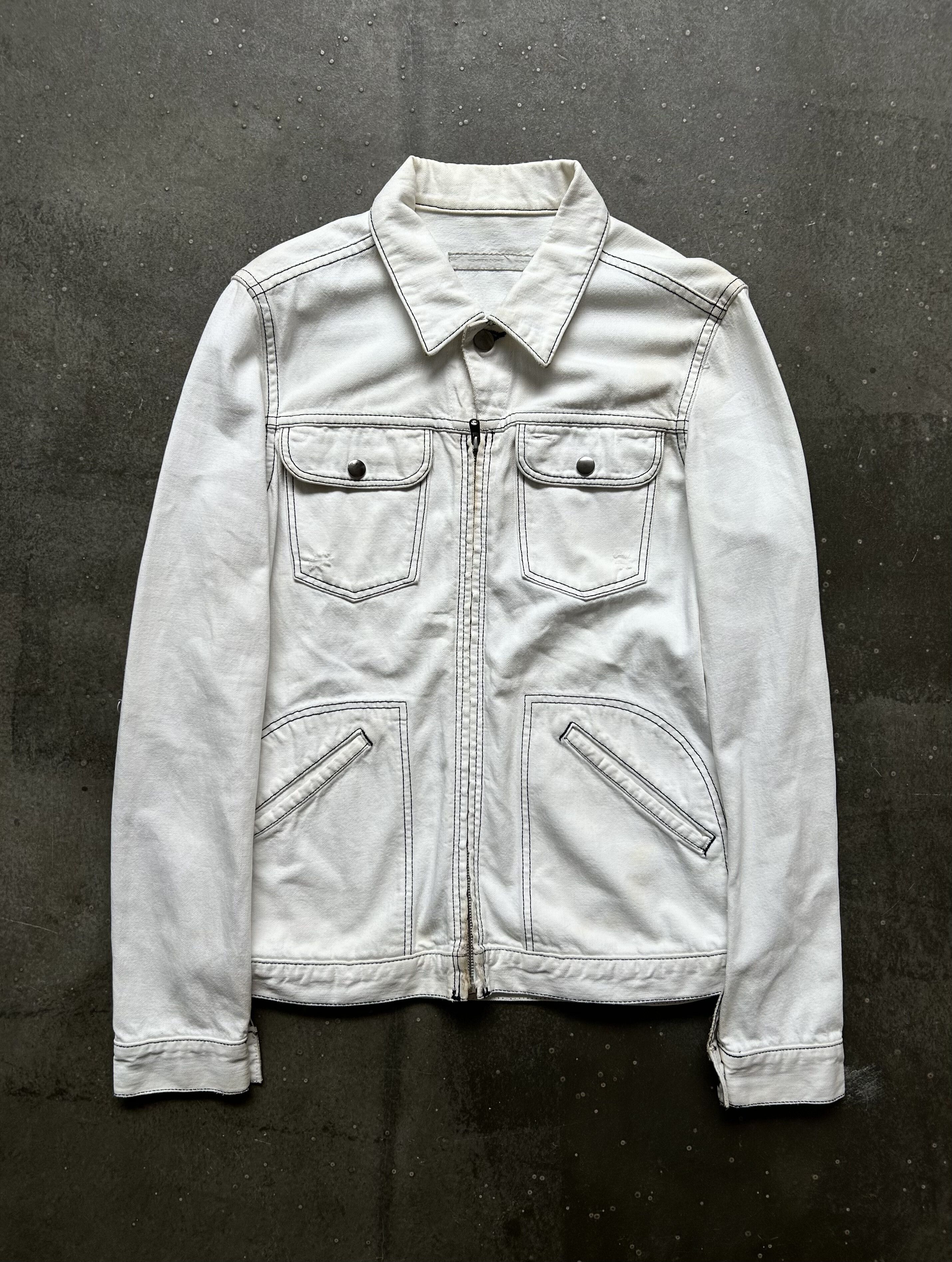 Number Nine Distressed Denim Jacket