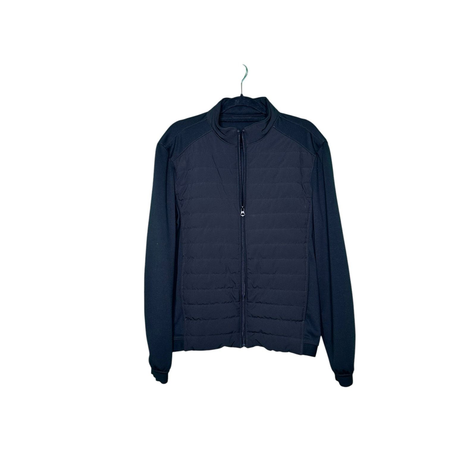 Zara Zara man black quilted front zipper jacket size Large Size US L / EU 52-54 / 3 - 12 Thumbnail