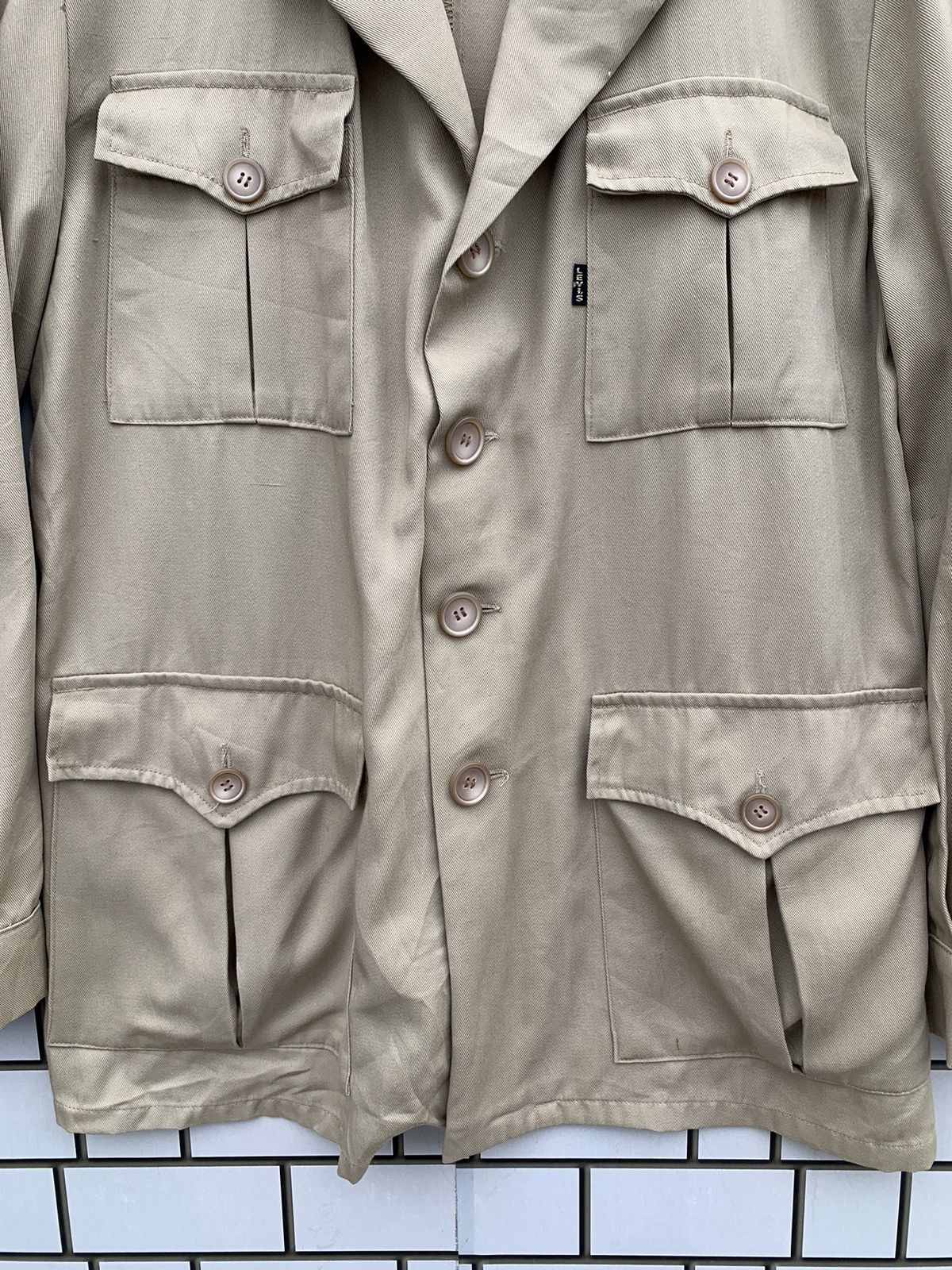 Levi's Vintage 70s Levis Big’E Safari Workwear Jacket Size US M / EU 48-50 / 2 - 4 Thumbnail