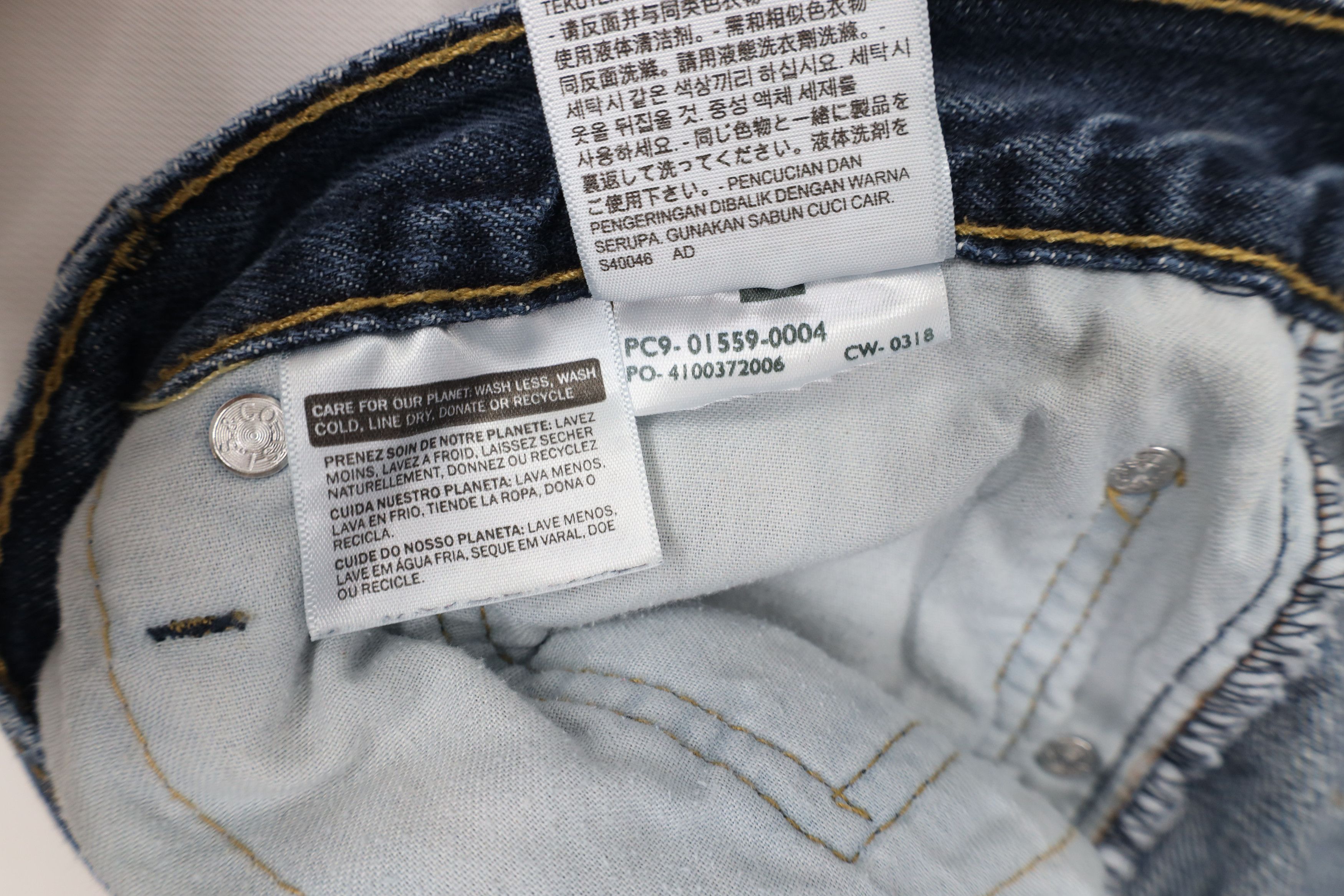 Levi's × Vintage Vintage Y2K Levis 559 Relaxed Straight Wide Leg Denim Jeans Size US 44 / EU 60 - 7 Thumbnail