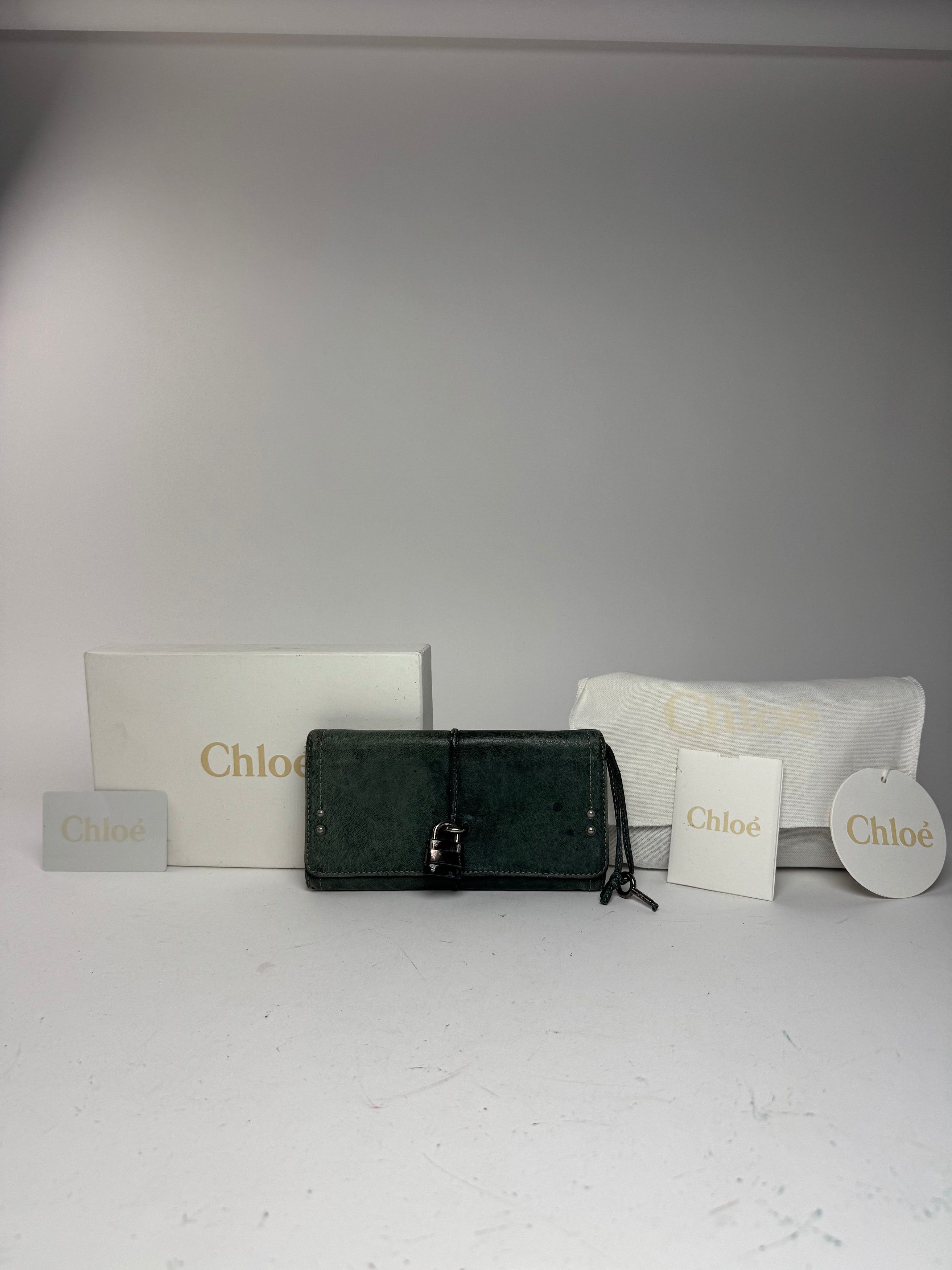 Chloe Vintage Paddington Leather wallet Blue Size ONE SIZE - 1 Thumbnail