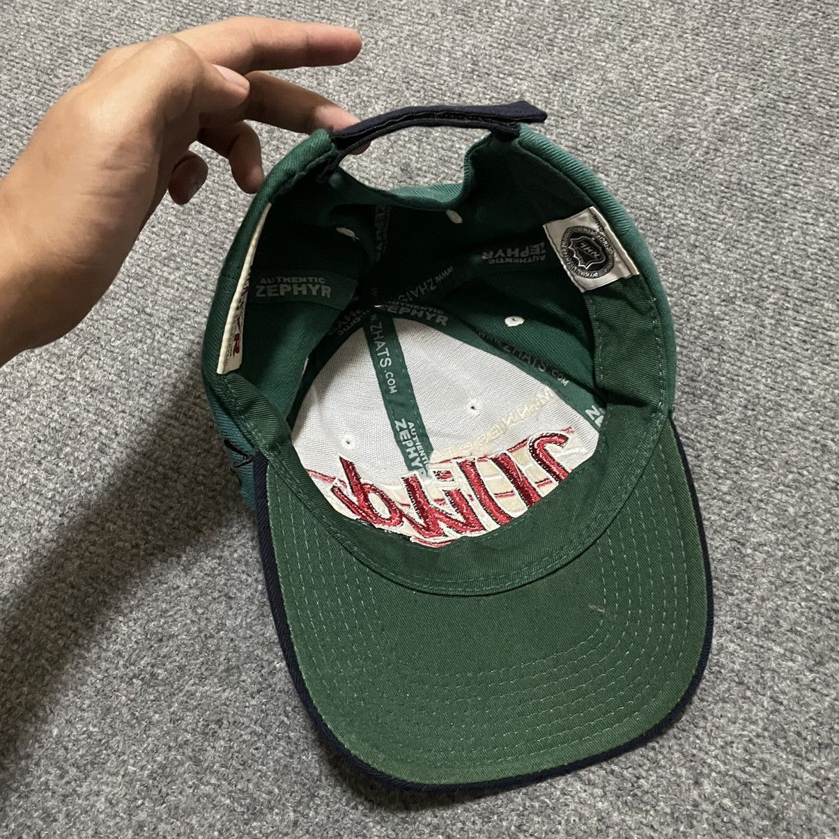 NHL × Vintage × Zephyr 1990s Zephyr NHL x Minnesota Wild Trucker Hat Size ONE SIZE - 4 Thumbnail