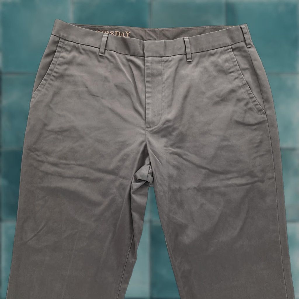 Bonobos Bonobos Pants Mens 35x32 Gray Straight Fit Chino Casual Weekday Warrior Thursday Mens Regular 35 32 Gray Chino Pants Bonobos Size US 35 - 1 Thumbnail