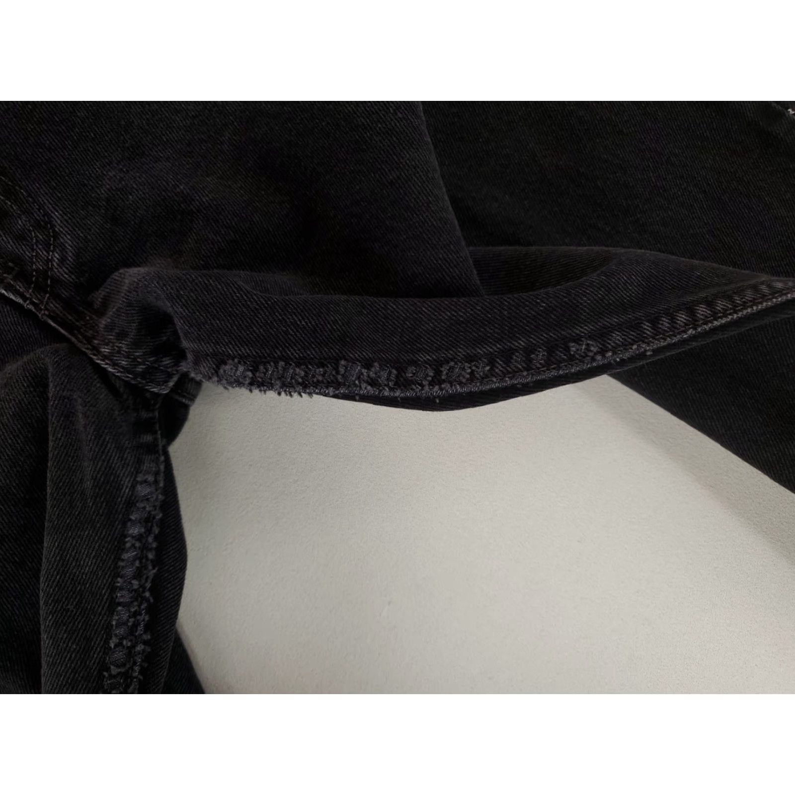 Levi's VINTAGE Levi's 501 Jeans VTG Y2K Black Made USA Mens 32x32 32x31 Actual Straight Hem wear BoysMam? Size US 32 / EU 48 - 3 Thumbnail