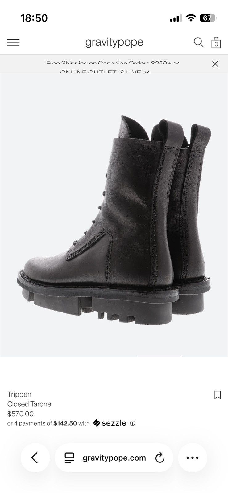 Trippen Trippen Closed Tarone Boots Size US 11 / IT 41 - 4 Thumbnail
