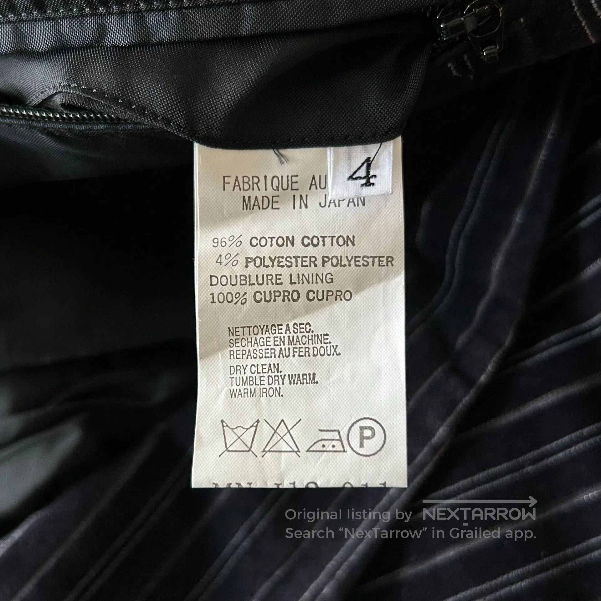 Yohji Yamamoto Yohji Yamamoto Velvet Stripe Suit. Size US XL / EU 56 / 4 - 7 Thumbnail