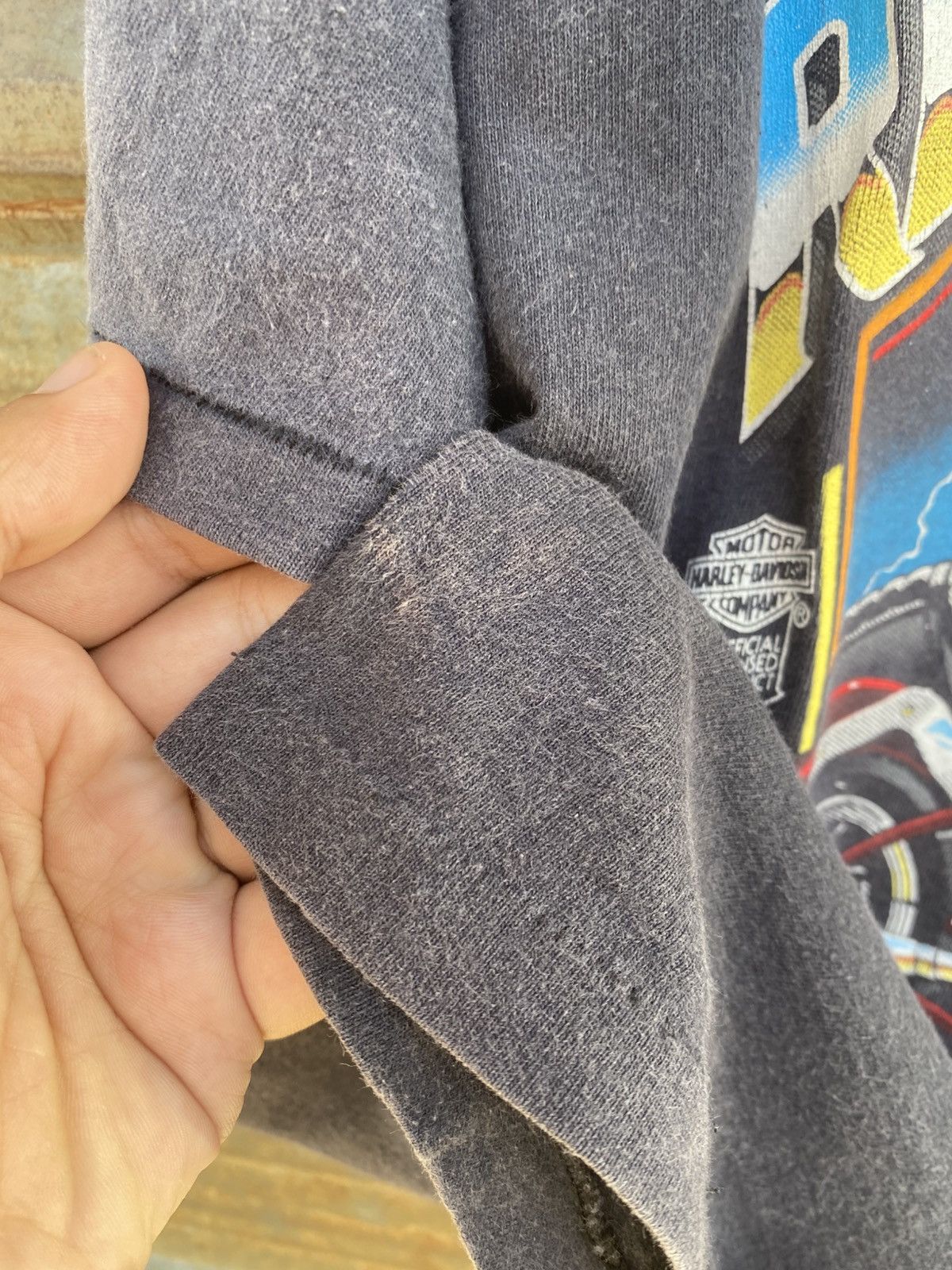 Harley Davidson Vintage Faded Harley Davidson Real Steel Heritage Softail Size US L / EU 52-54 / 3 - 7 Thumbnail