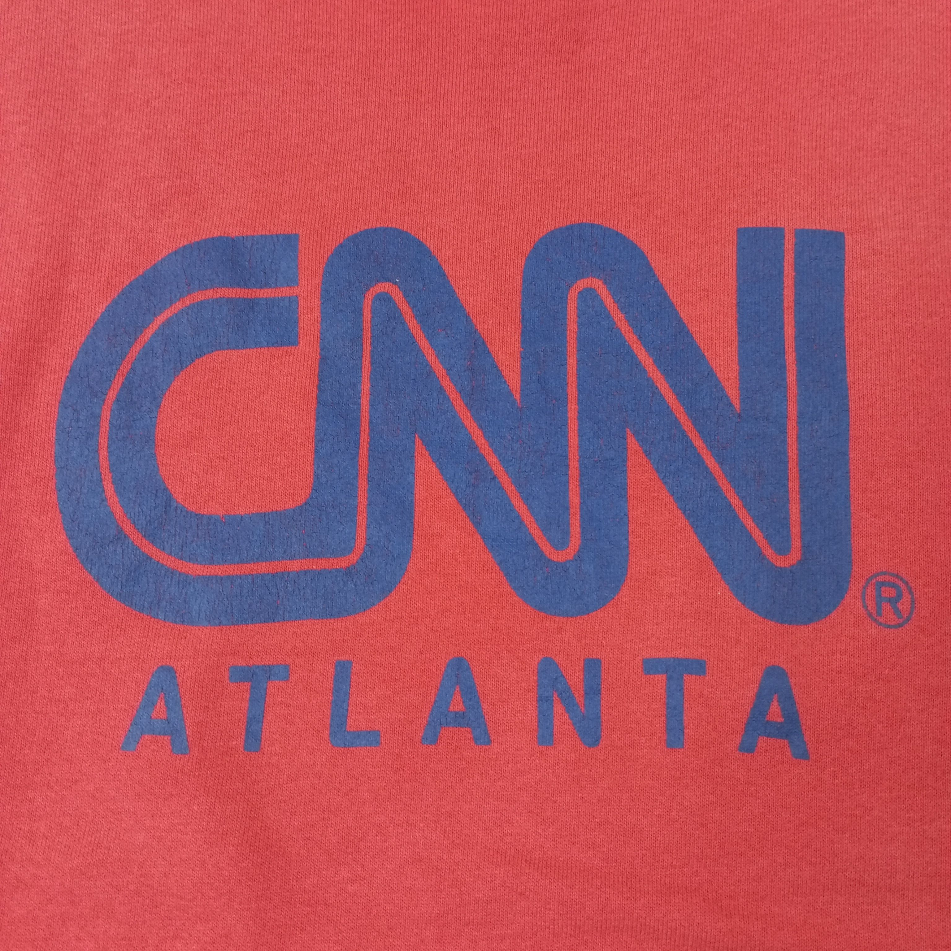 Vintage CNN Atlanta Promo Style Sweatshirt c227n22 Size US M / EU 48-50 / 2 - 2 Thumbnail