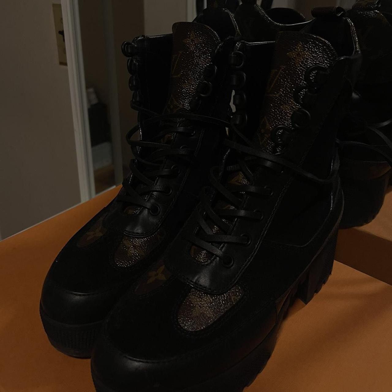 Louis Vuitton Louis Vuitton Laureate Platform Desert Boot Size US 7.5 / IT 37.5 - 4 Thumbnail