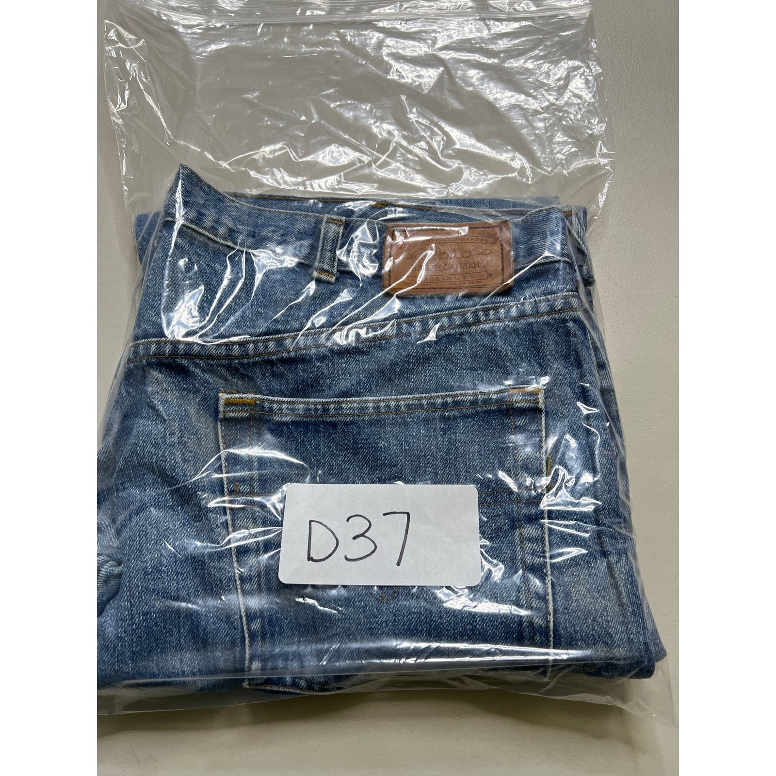 Polo Ralph Lauren Vintage 90s Polo Ralph Lauren Dungarees Jeans Men’s 38x31 Size US 38 / EU 54 - 14 Thumbnail
