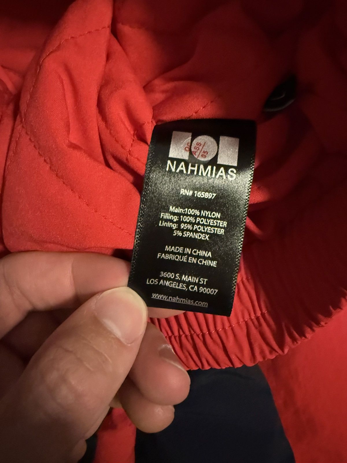 A24 × Nahmias Marty Supreme Warm Up Jacket - Korea - Red / Navy Size US L / EU 52-54 / 3 - 4 Thumbnail