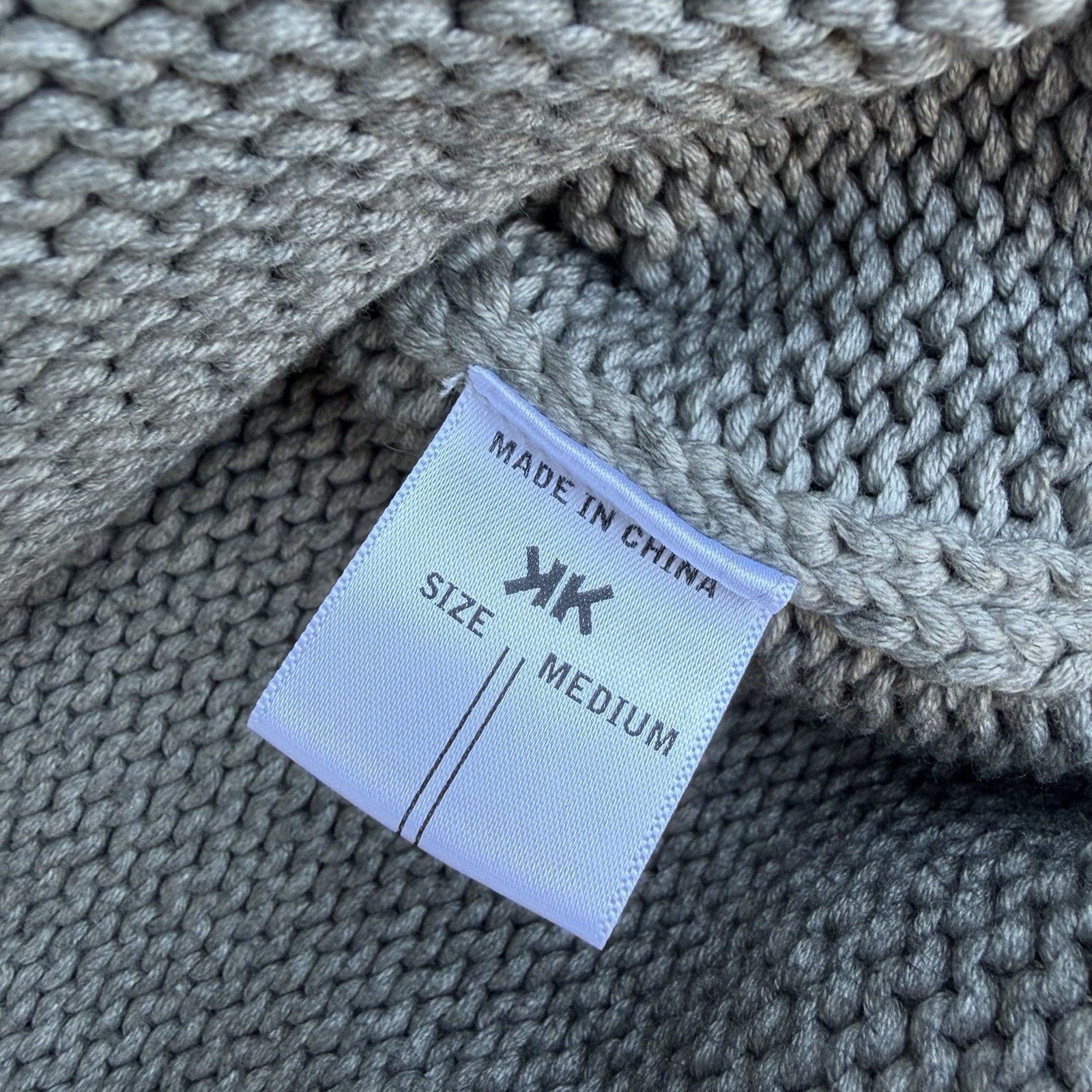 Acne Studios × K-Two Studios K-Two Studios Dyed Zip Knit “Charcoal” Double Zip Cardigan Size US M / EU 48-50 / 2 - 4 Thumbnail