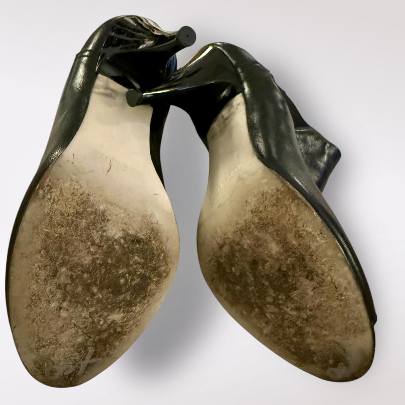 Michael Kors Michael Kors Leather Peep Toe Ankle Boots Heels Size US 6.5 Size US 6.5 / IT 36.5 - 2 Thumbnail