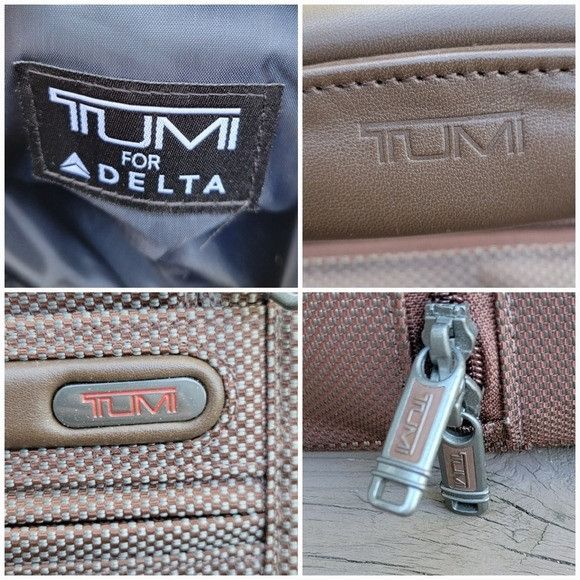 Tumi Tumi Brown Ballistic Nylon Accessory Carry-on Travel Crossbo Size ONE SIZE - 7 Thumbnail