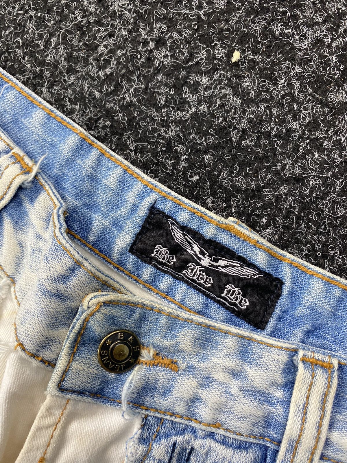 Japanese Brand 🔥OPIUM PUNK GOTHIC DISTRESSED ASYMMETRICAL JEANS CUSTOM 32 Size US 32 / EU 48 - 6 Thumbnail