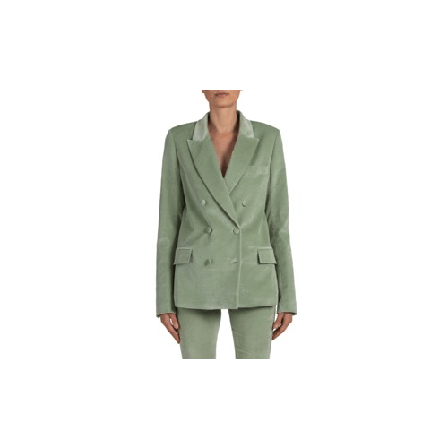 image of Amiri Green Velvet Oversized Blazer Size 10/46, Women's