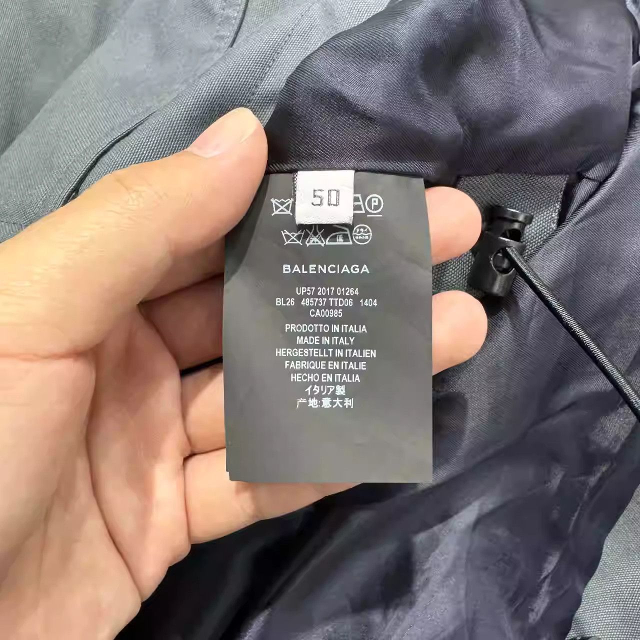 Balenciaga Balenciaga Black Grey Wave Jacket Size US M / EU 48-50 / 2 - 4 Thumbnail