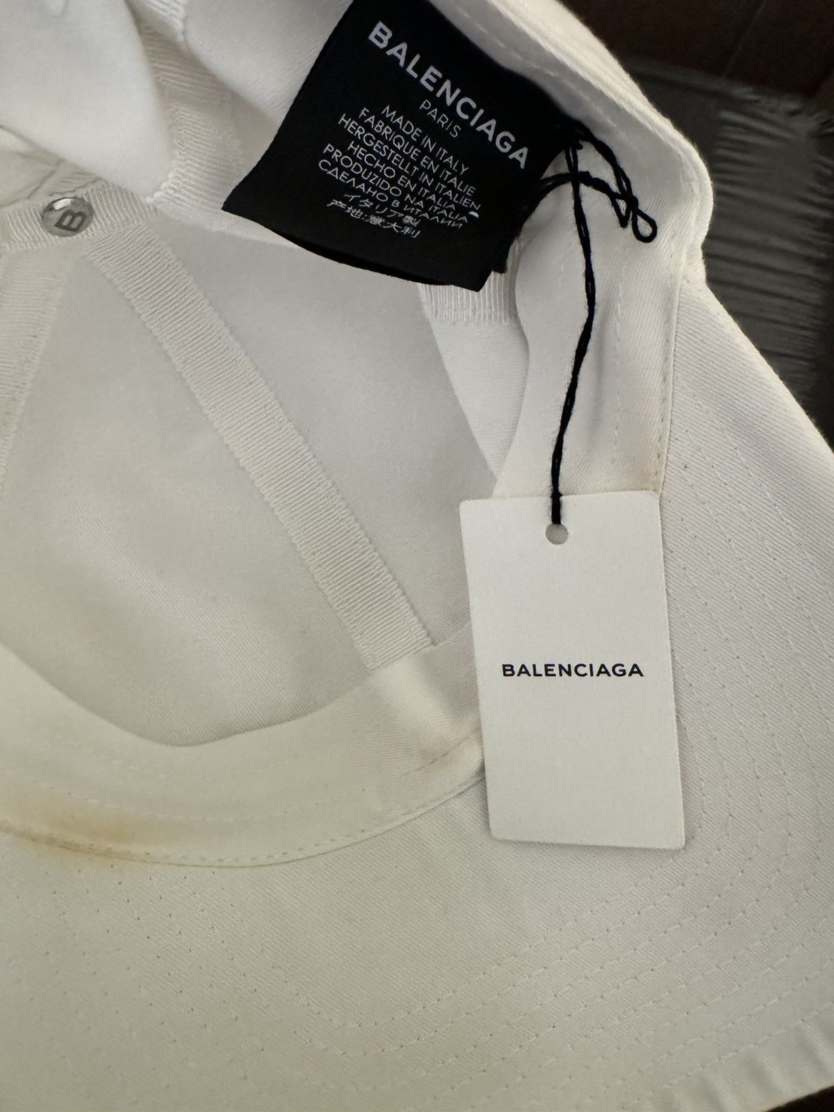 Balenciaga Balenciaga Embroidered Baseball Cap Size ONE SIZE - 3 Thumbnail