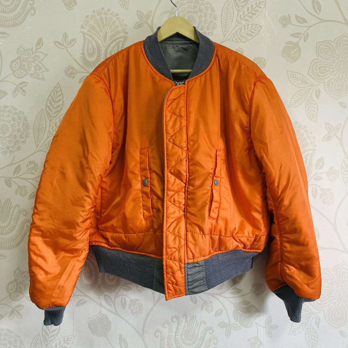 Alpha Industries Vintage Avirex Alpha Industries Reversible Bomber Jacket Size US L / EU 52-54 / 3 - 3 Thumbnail
