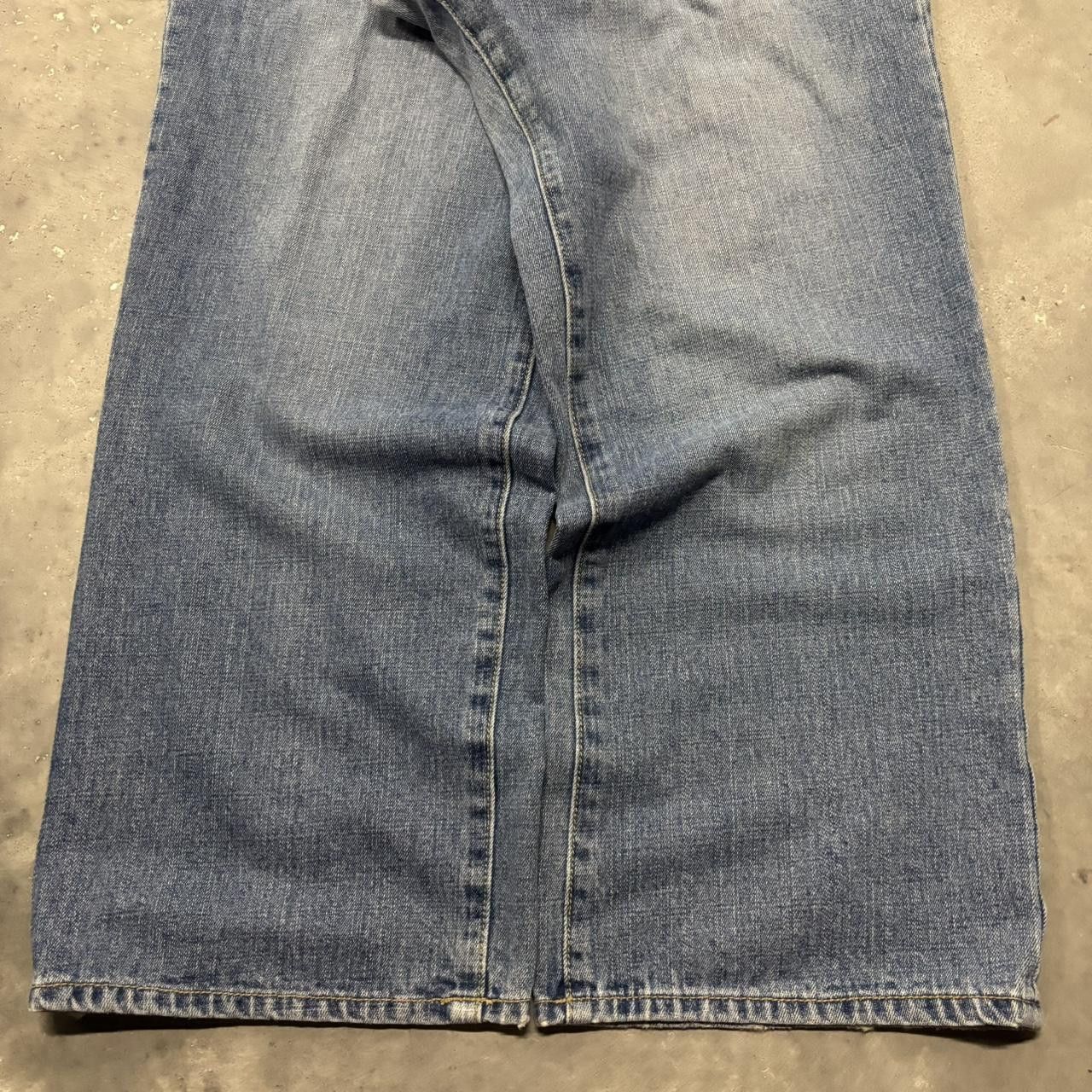 Japanese Brand × Vintage Crazy Vintage Y2K/2000s Baggy Skater Style Denim Jeans! Size US 40 / EU 56 - 5 Thumbnail