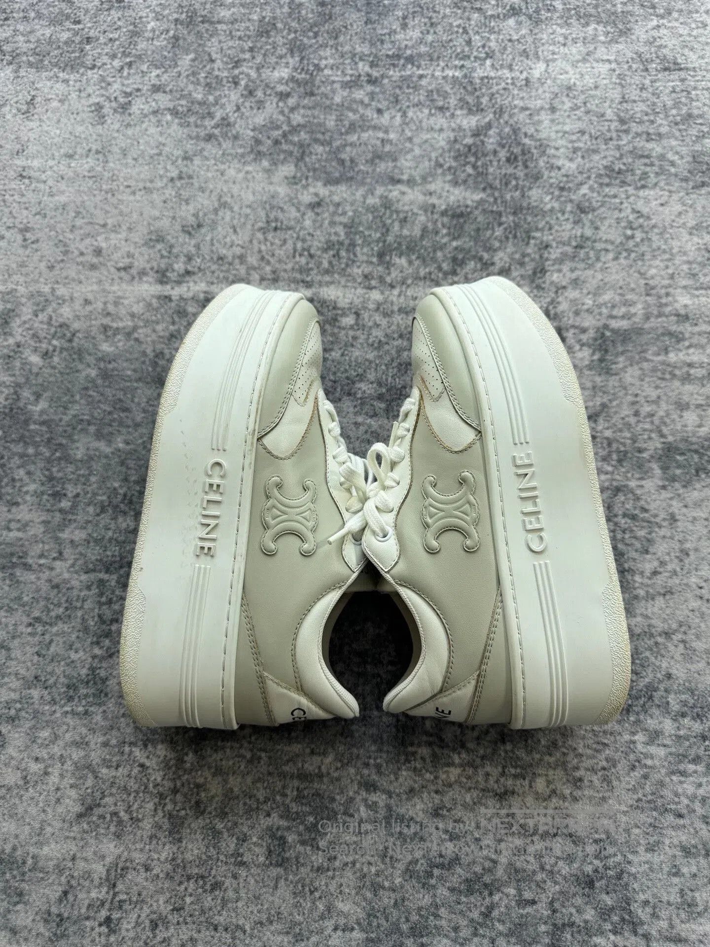 Celine Celine Light Gray Platform Shoes. Size US 5 / IT 35 - 6 Thumbnail