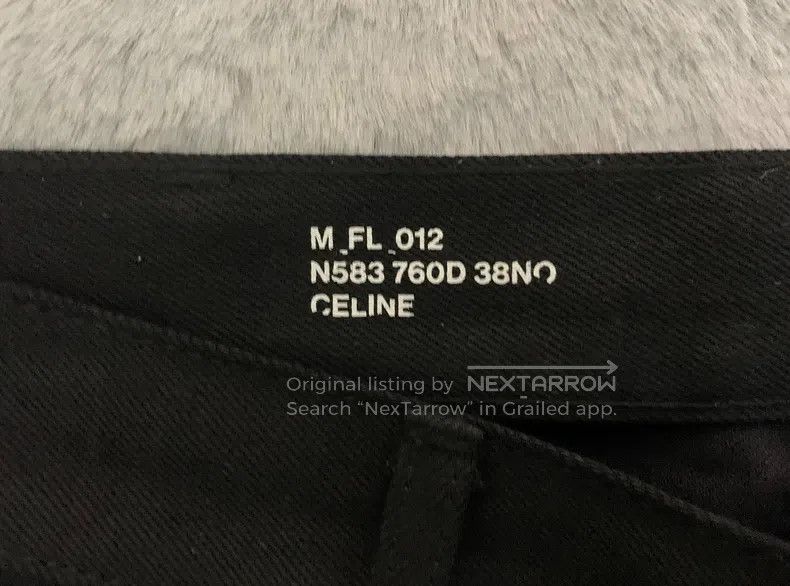 Celine CELINE Black Frayed Flared Denim Jeans Size US 28 / EU 44 - 3 Thumbnail