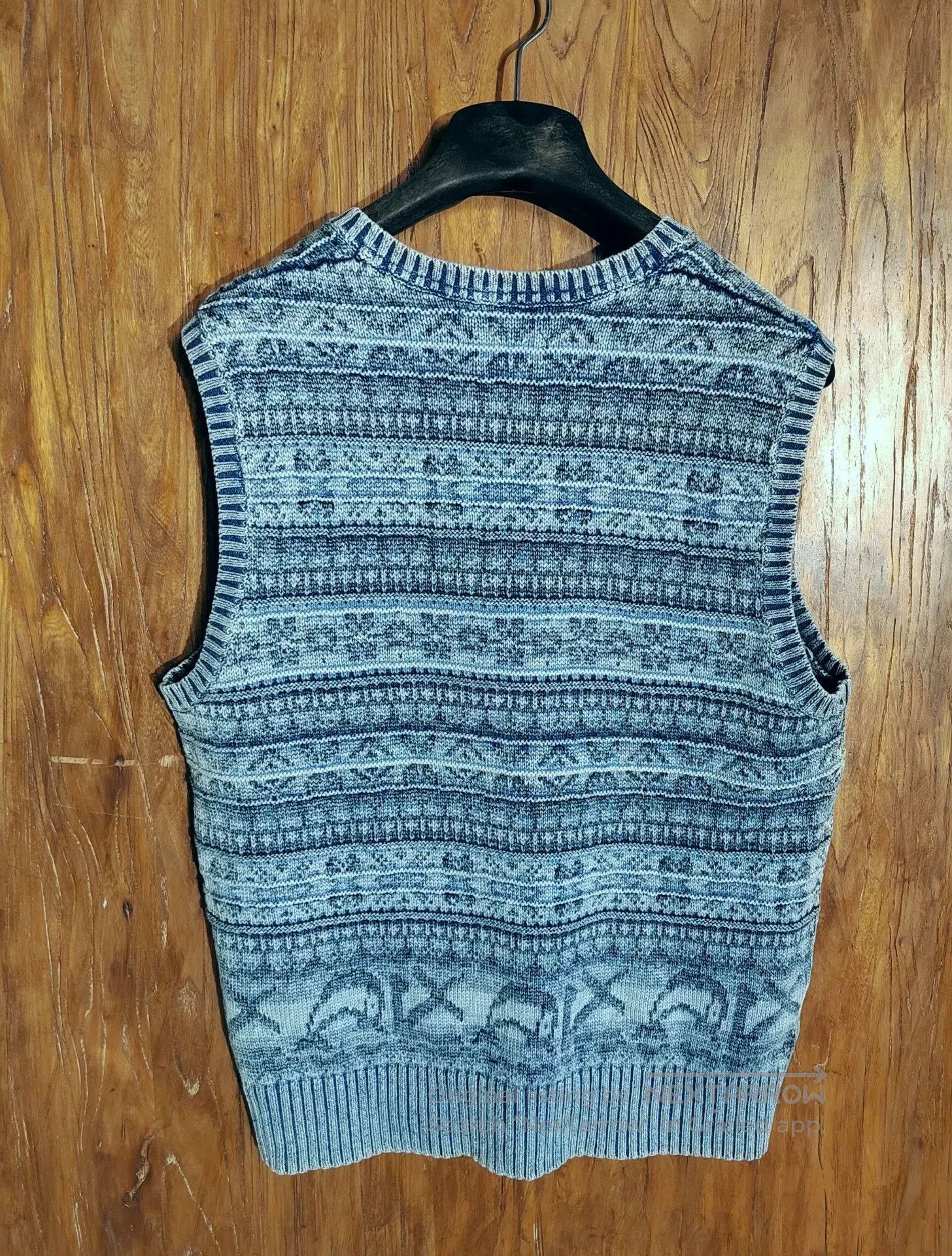 Polo Ralph Lauren Ralph Lauren Knitted Vest in Blue Stripes. Size US L / EU 52-54 / 3 - 5 Thumbnail