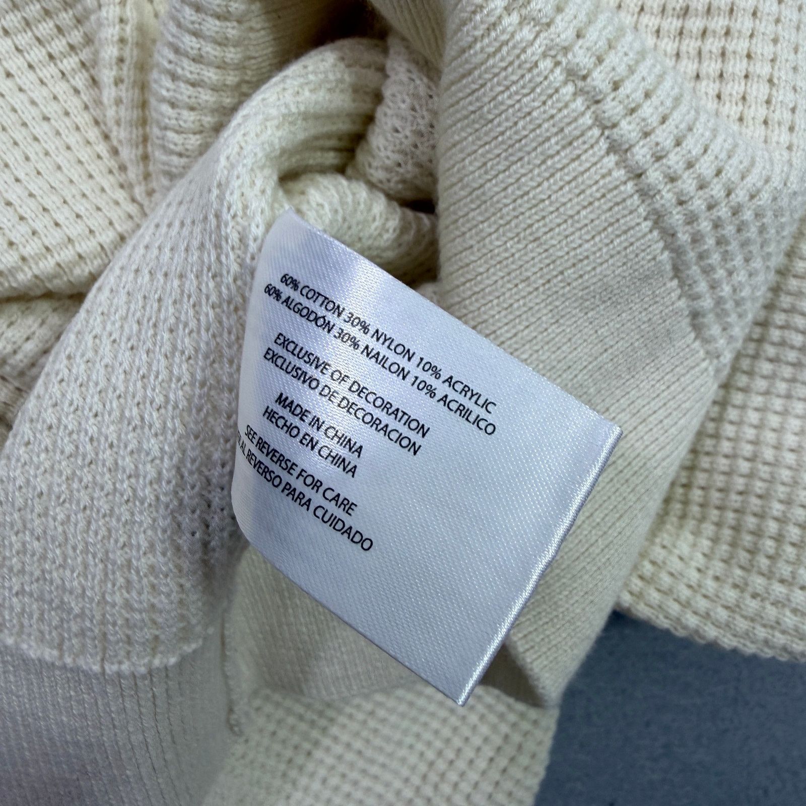 Gap Gap Textured Waffle Knit Crewneck Sweater Men's Extra Large Size US XL / EU 56 / 4 - 6 Thumbnail