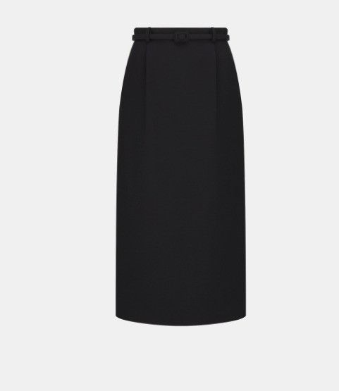 Dior o1w1db11124 Mid-Length Pencil Skirt in Black Size 30" / US 8 / IT 44 - 1 Thumbnail