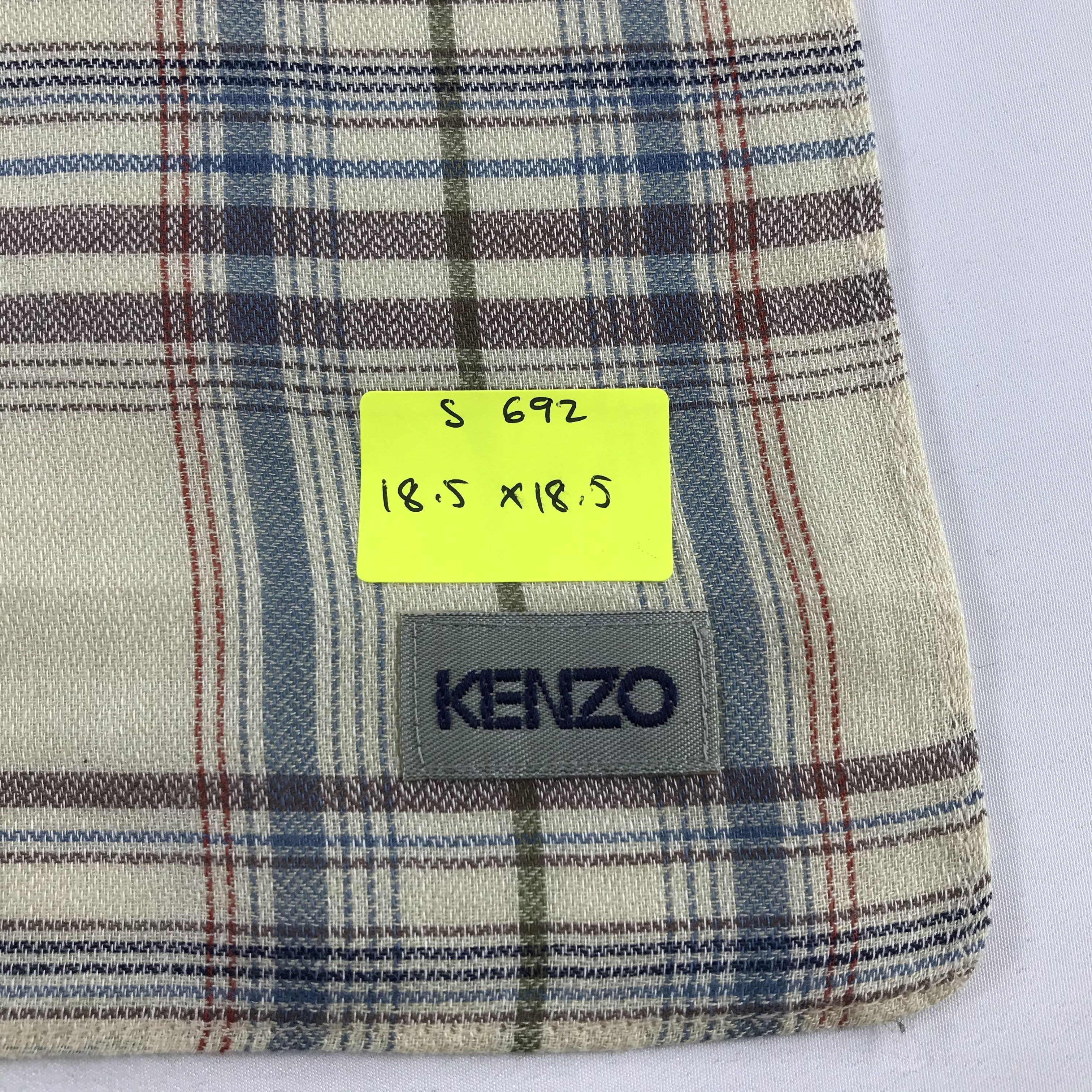 Kenzo × Vintage Kenzo Bandana / Handkerchief / Neckerchief - S692 Size ONE SIZE - 5 Thumbnail