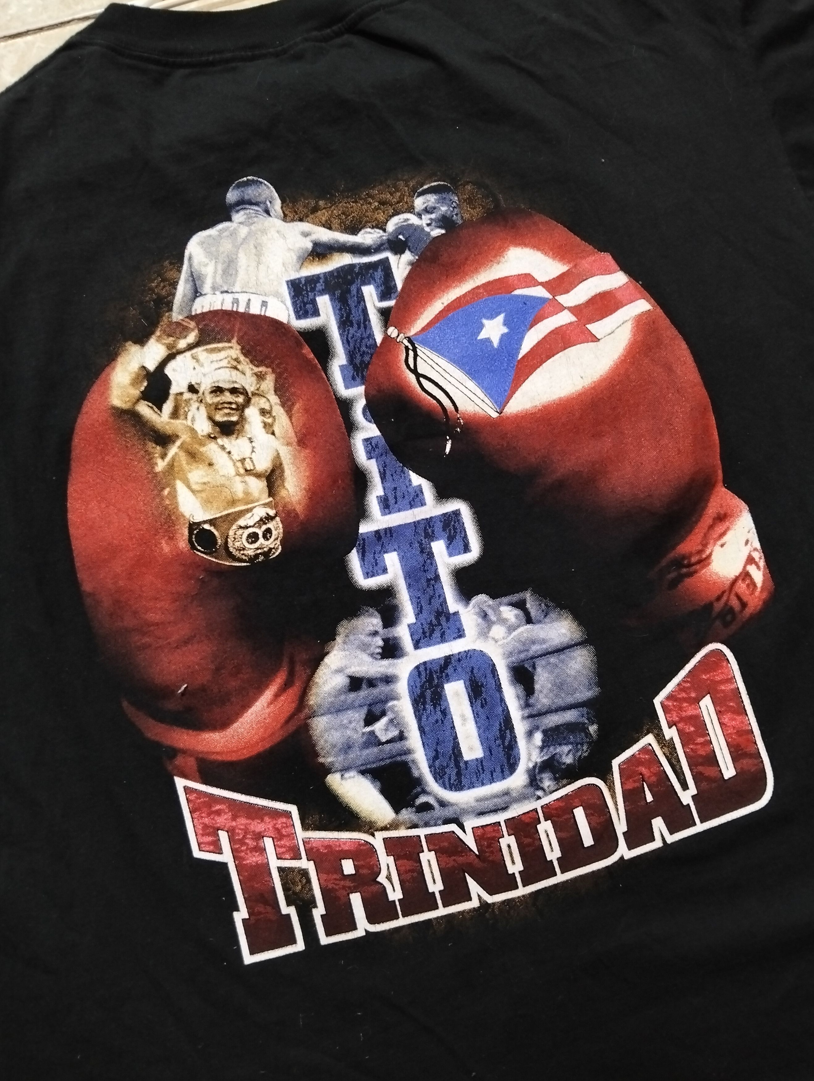 Vintage Vintage Félix Tito trinidad boxing rap tee Size US XL / EU 56 / 4 - 4 Thumbnail