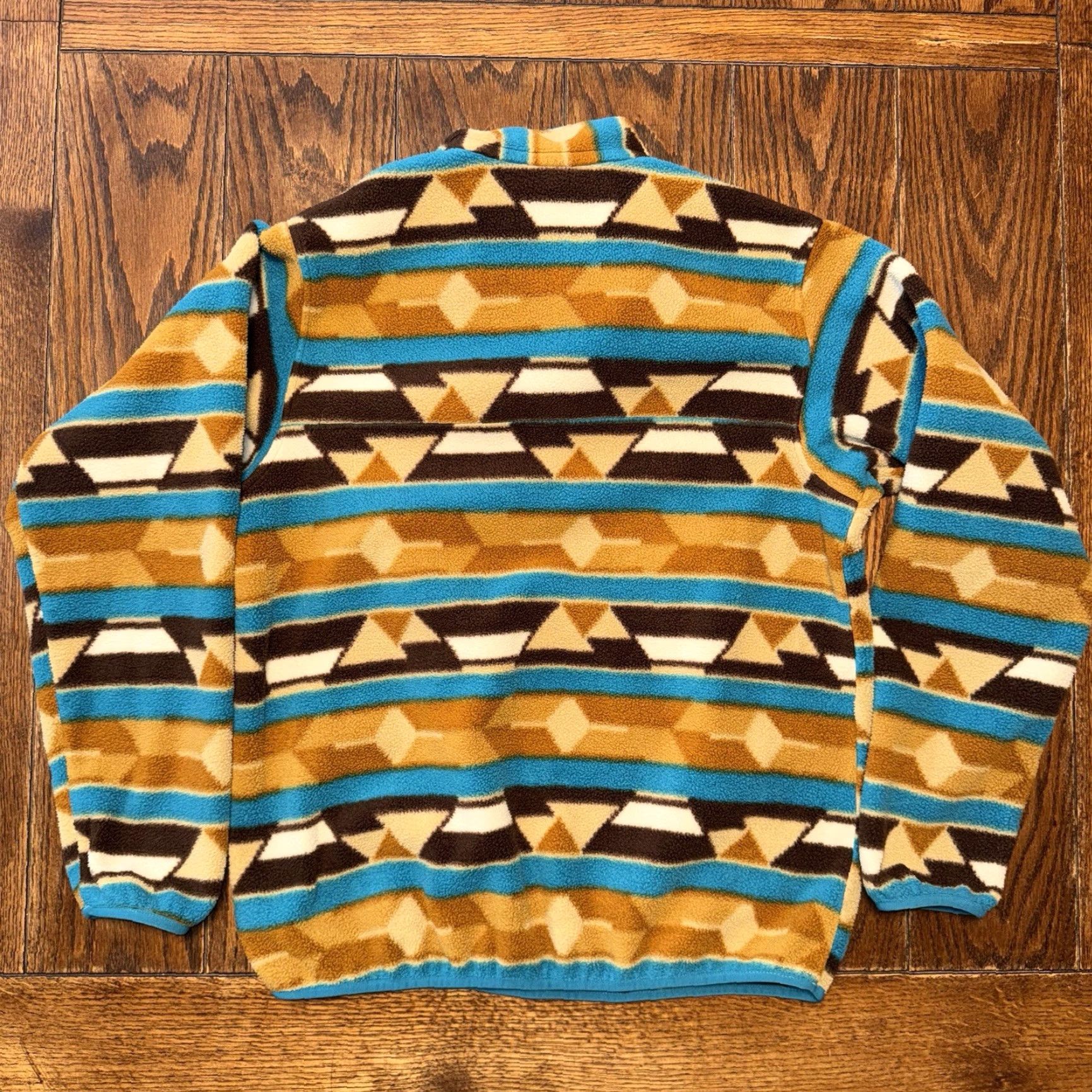 Patagonia Patagonia Womens Size Small Synchilla Snap T Fleece Pullover Aztec Southwestern Pullover Shirt Womens Size S / US 4 / IT 40 - 5 Thumbnail