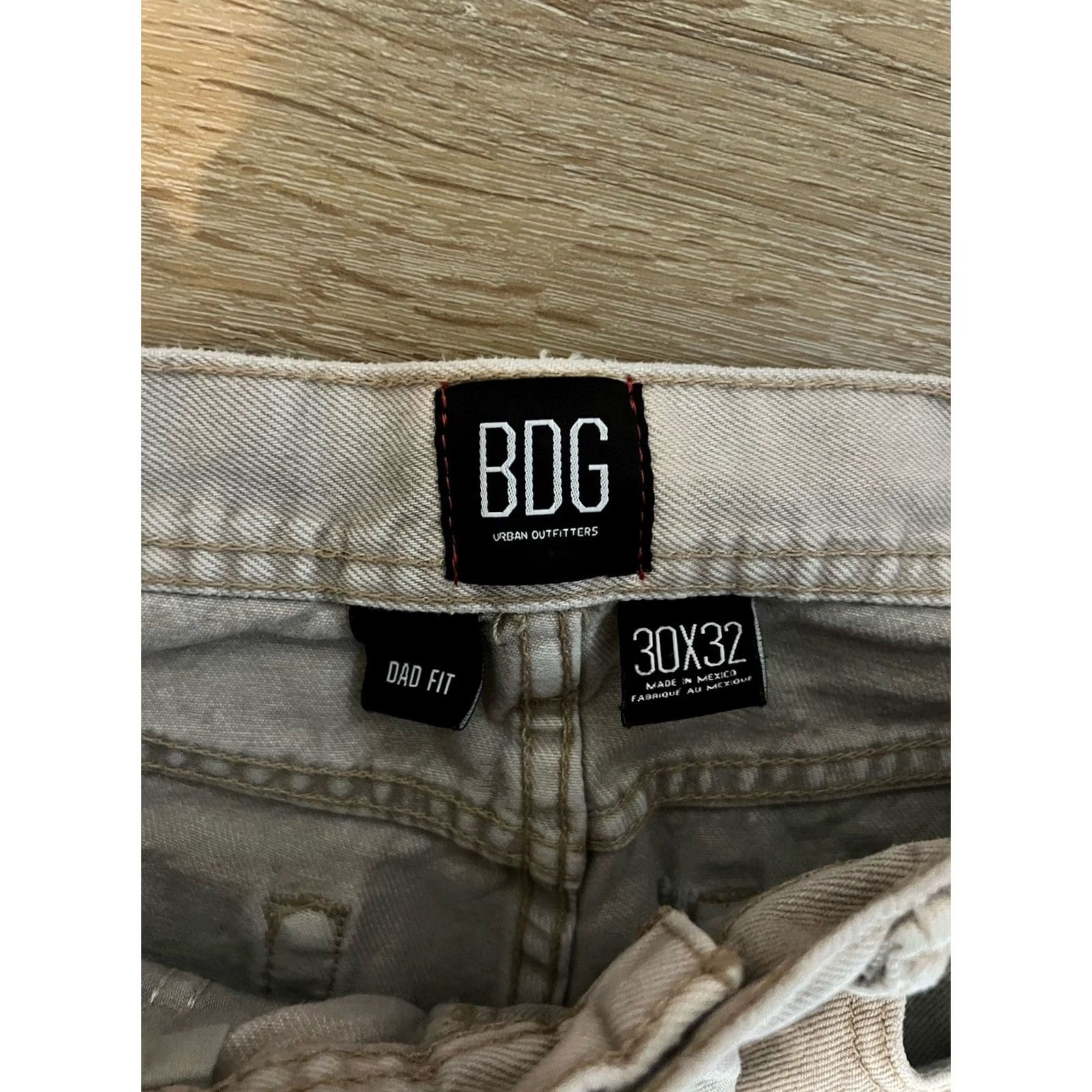 Urban Outfitters VINTAGE Urban Outfitters BDG Womens Denim Jeans Gray 30 x 32 Straight Dad Fit Regular Womens Size 30" / US 8 / IT 44 - 3 Thumbnail