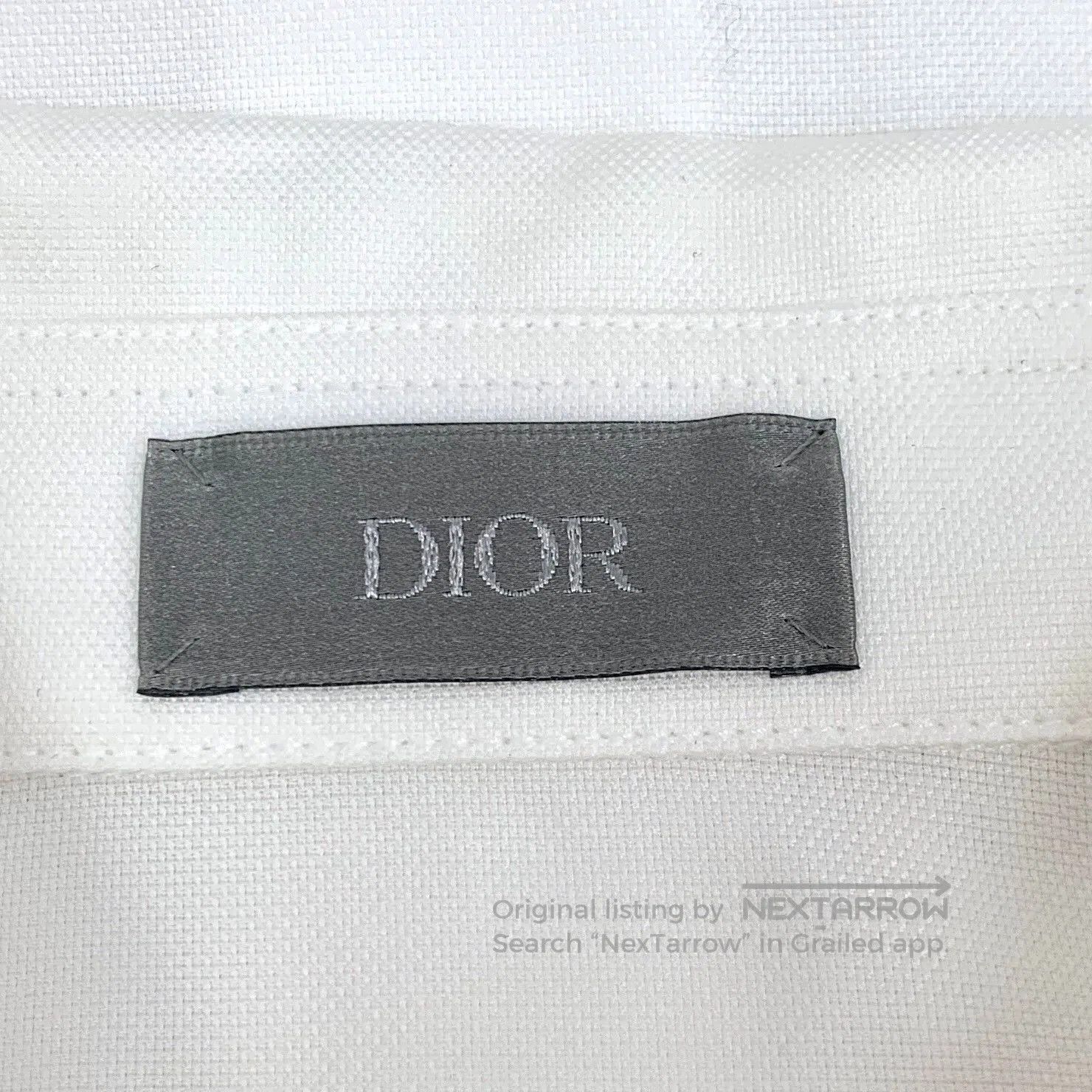 Dior dior x denim tears white short sleeve shirt. Size US M / EU 48-50 / 2 - 5 Thumbnail