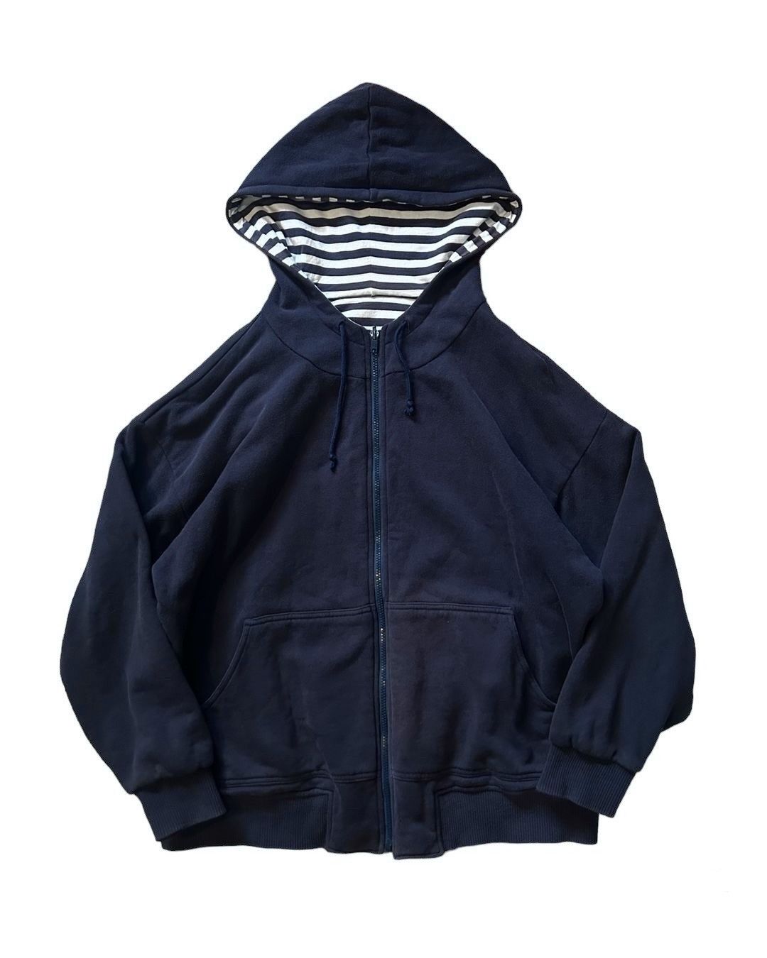 Issey Miyake × Vintage Vintage 80s Issey Miyake Reversible Hoodie Size US M / EU 48-50 / 2 - 3 Thumbnail