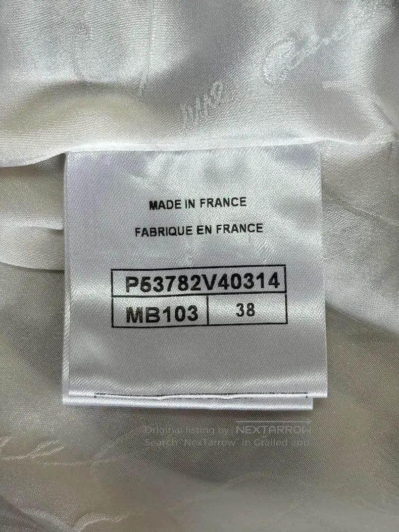 Chanel Chanel Black and white geometric striped twill jacket Size XS / US 0-2 / IT 36-38 - 8 Thumbnail