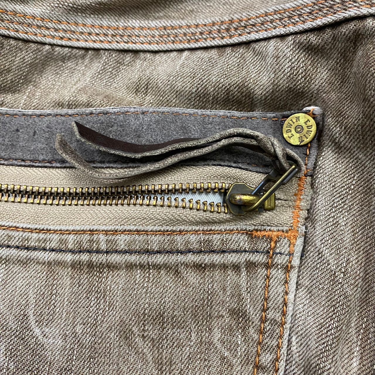 Edwin 💥Best Offer💥Vintage Edwin Blue Trip Distressed Denim Size US 33 - 12 Thumbnail