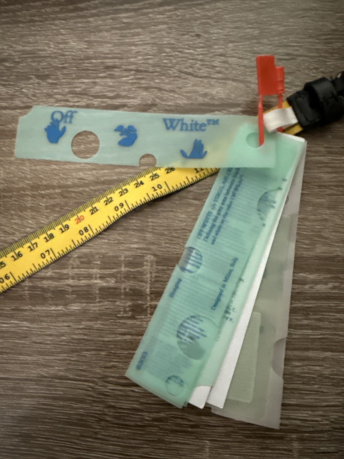Off-White Off-White Womens Reversible Measuring Tape Belt Size ONE SIZE - 7 Thumbnail