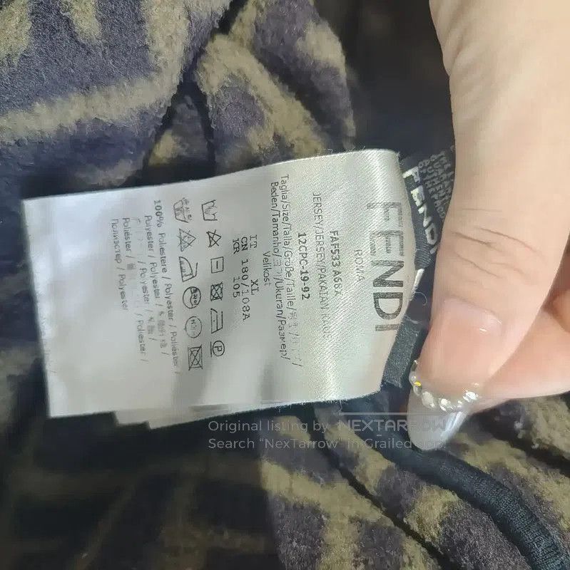 Fendi Fendi Colorblock Cotton Hoodie for Women . Size XL / US 12-14 / IT 48-50 - 5 Thumbnail