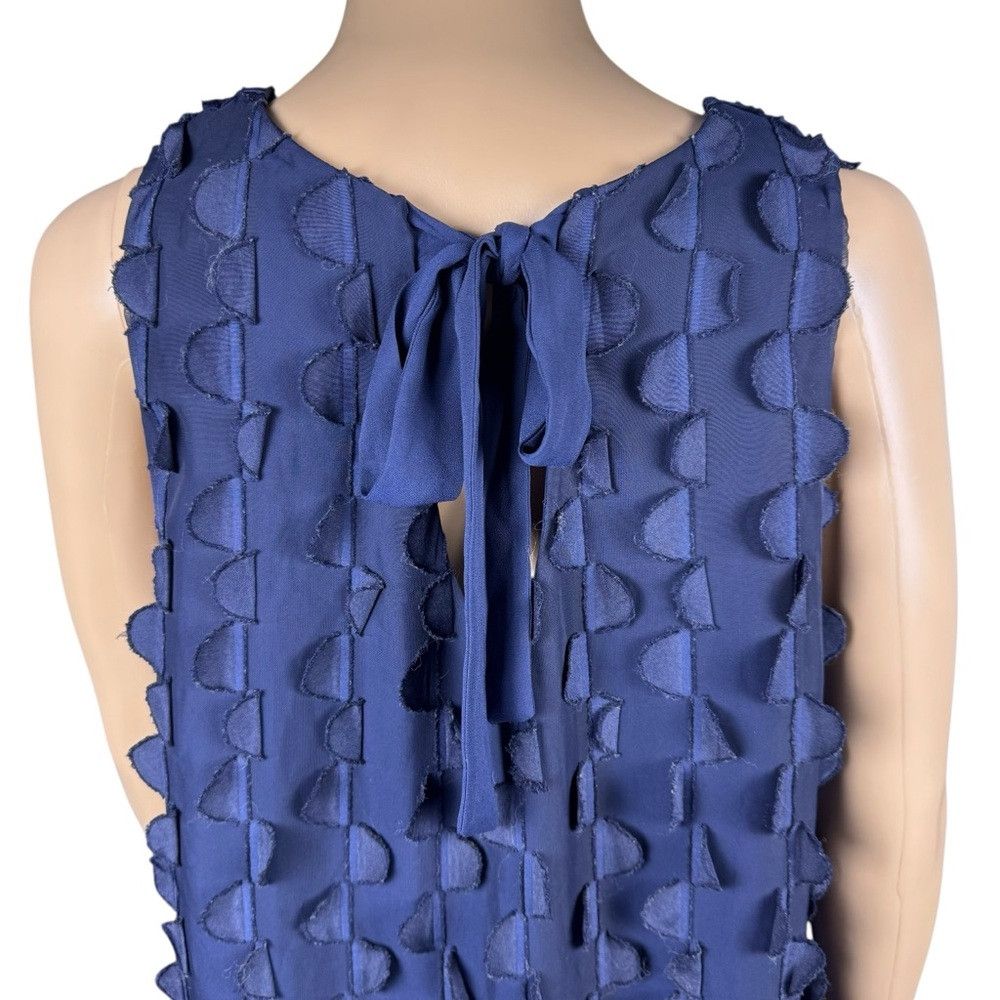 Other Maeve Anthropologie Dimensional Navy Sleeveless Blouse Size Size XL / US 12-14 / IT 48-50 - 6 Thumbnail