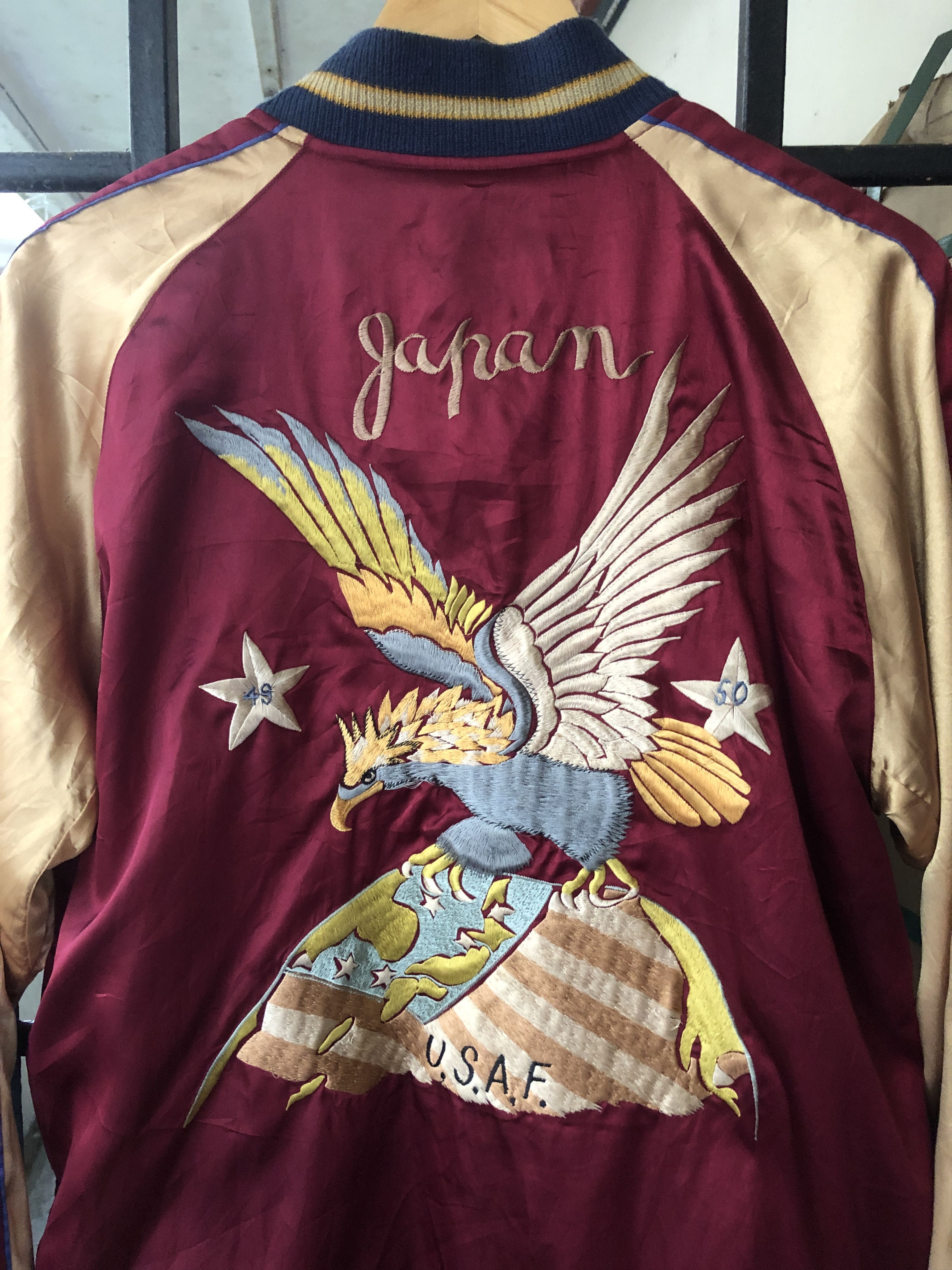 Tailor Toyo Vintage Tailor Toyo USAF Reversible Sukajan Jacket Size US L / EU 52-54 / 3 - 5 Thumbnail