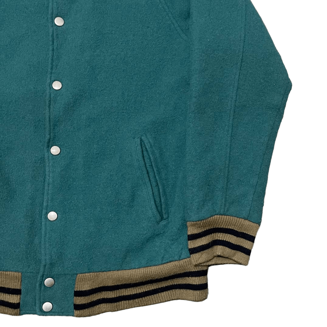 Japanese Brand Vintage Wears Inc. Wool Varsity Jacket Plain Size US M / EU 48-50 / 2 - 4 Thumbnail