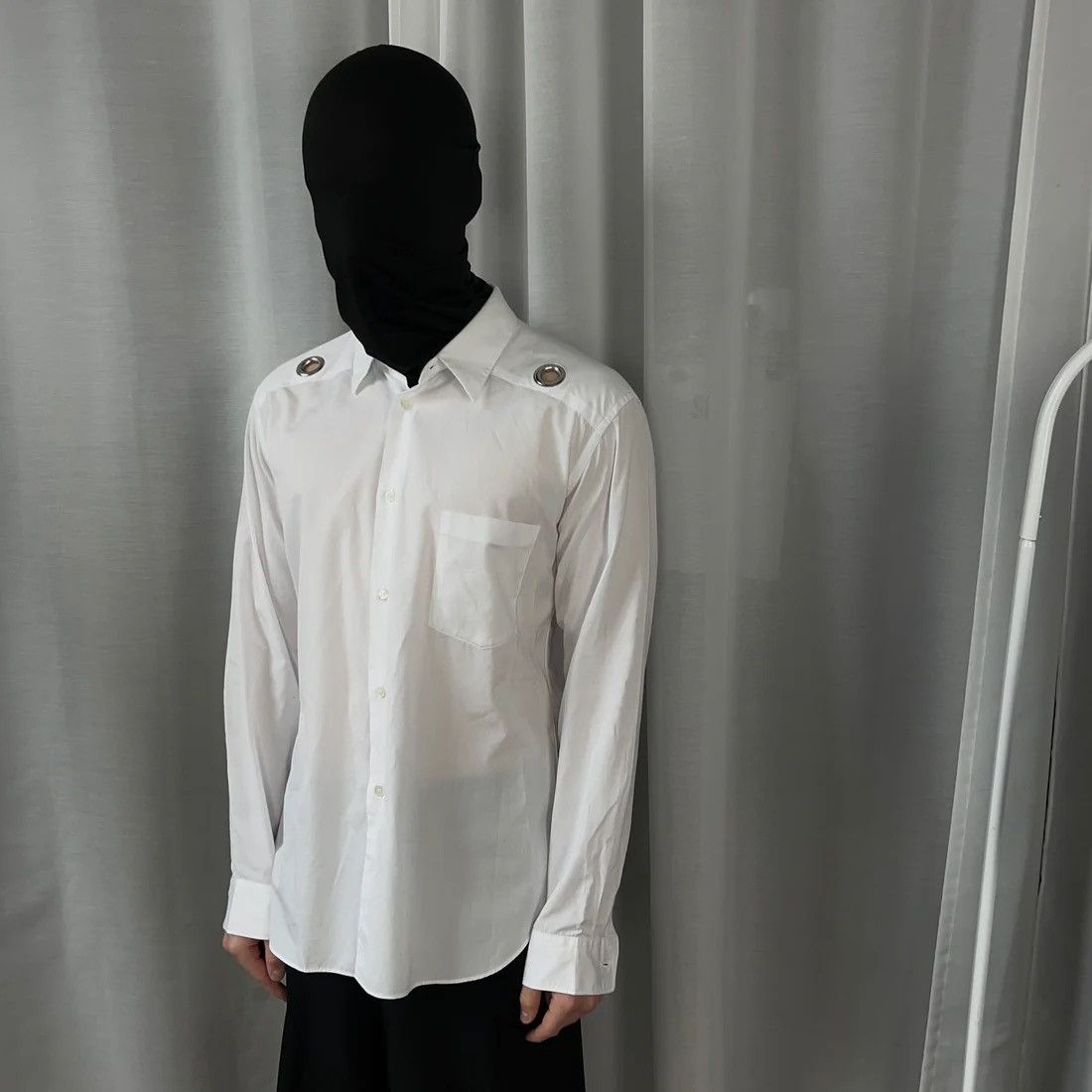 Comme des Garcons Comme des Garcons Homme Deux Giant Eyelet Shirt - AW19 Size US M / EU 48-50 / 2 - 2 Thumbnail