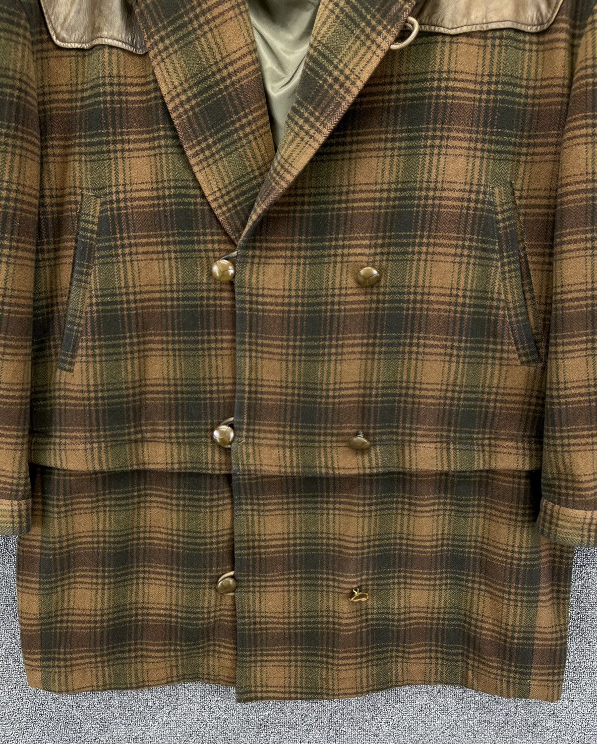 Japanese Brand Vintage Suivi Homme Shadow Plaid Jacket Size US L / EU 52-54 / 3 - 6 Thumbnail