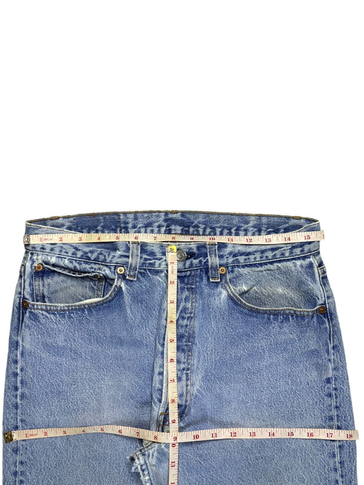 Levi's Vintage 80s Levis 501xx Blue Wash Distressed Jeans Size US 31 - 13 Thumbnail