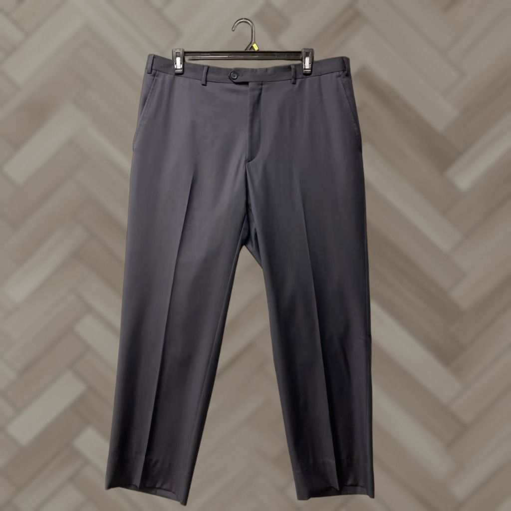 Vintage Santorelli Roma Pants Mens 40x32 Dress Pants Wool Dark Navy Italy 164-32 Size US 40 / EU 56 - 1 Thumbnail