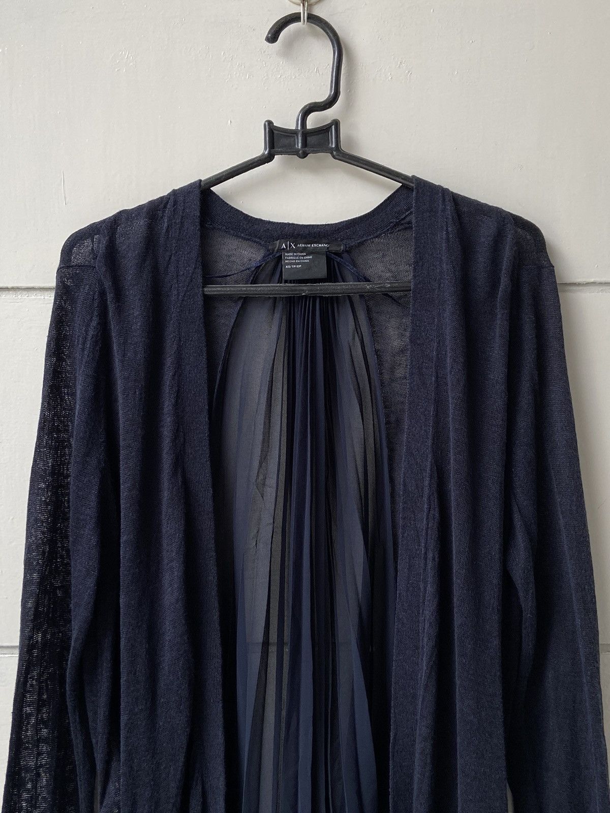 Armani Exchange ARMANI EXCHANGE Navy Cardigan Size US S / EU 44-46 / 1 - 12 Thumbnail