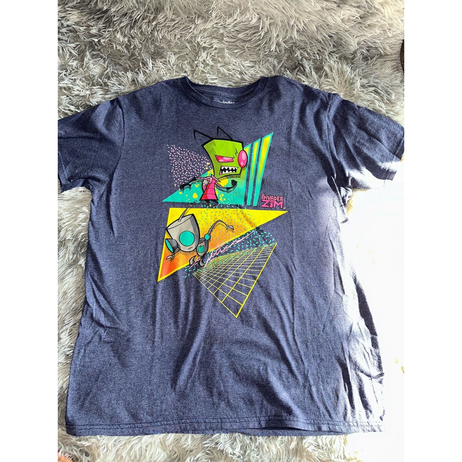 Nickelodeon Invader Zim World Domination Men's T-Shirt - Officially Licensed Cotton Tee