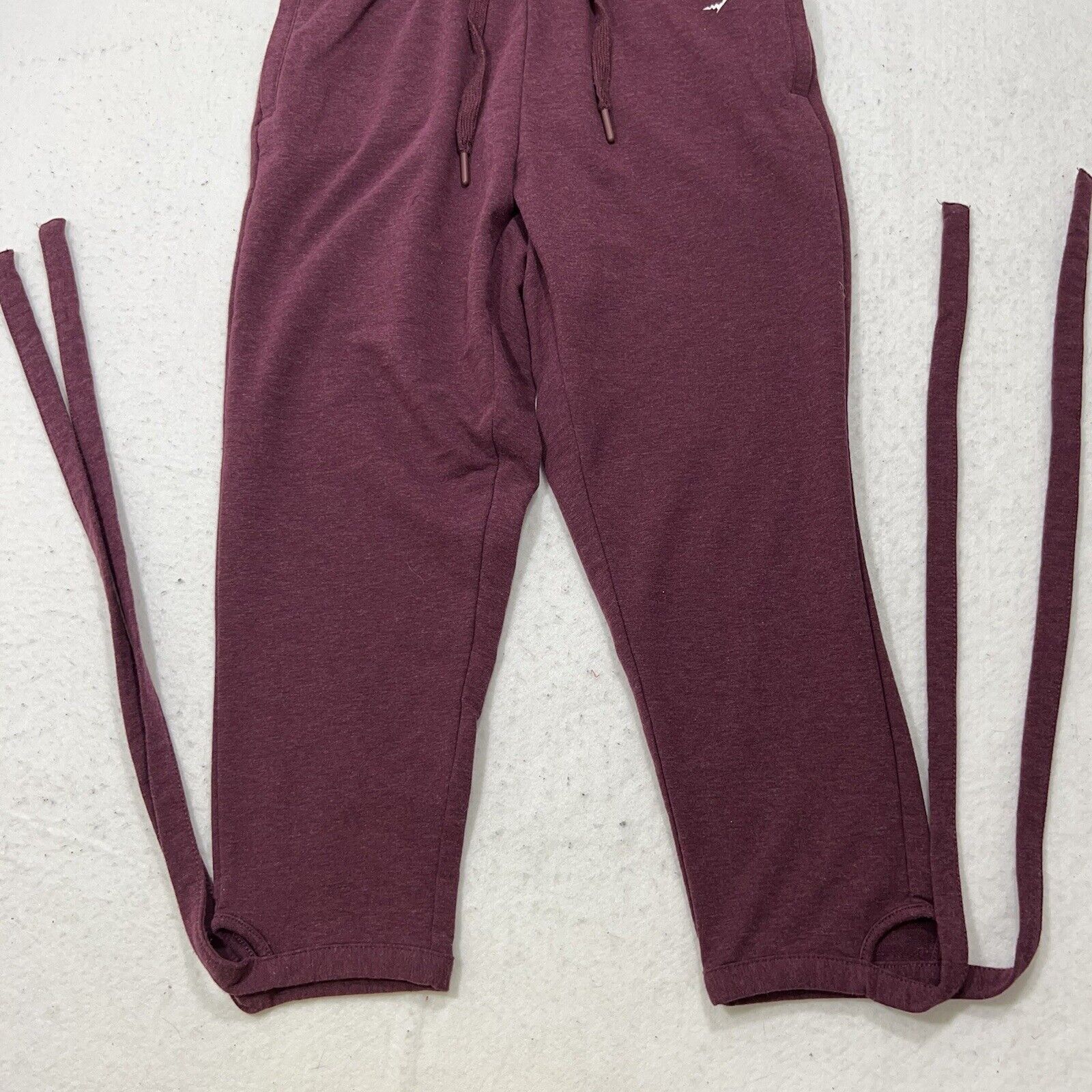 Gymshark GymShark Purple Ankle Wrap Drawstring Cropped Sweatpants Size 28" / US 6 / IT 42 - 4 Thumbnail