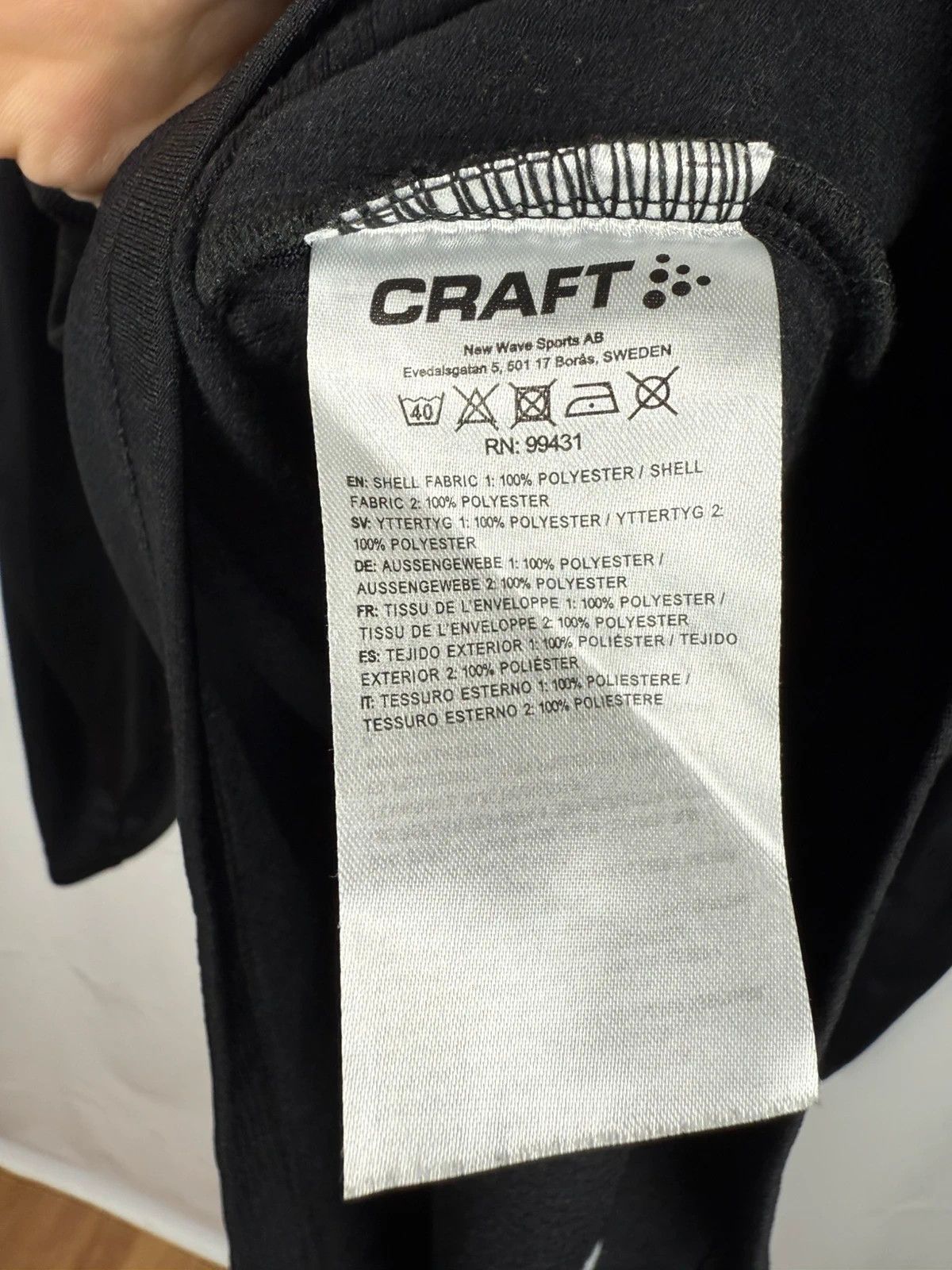 Other Craft Sport Longsleeve 1/4 Zip Polyester Men size S Size US S / EU 44-46 / 1 - 10 Thumbnail